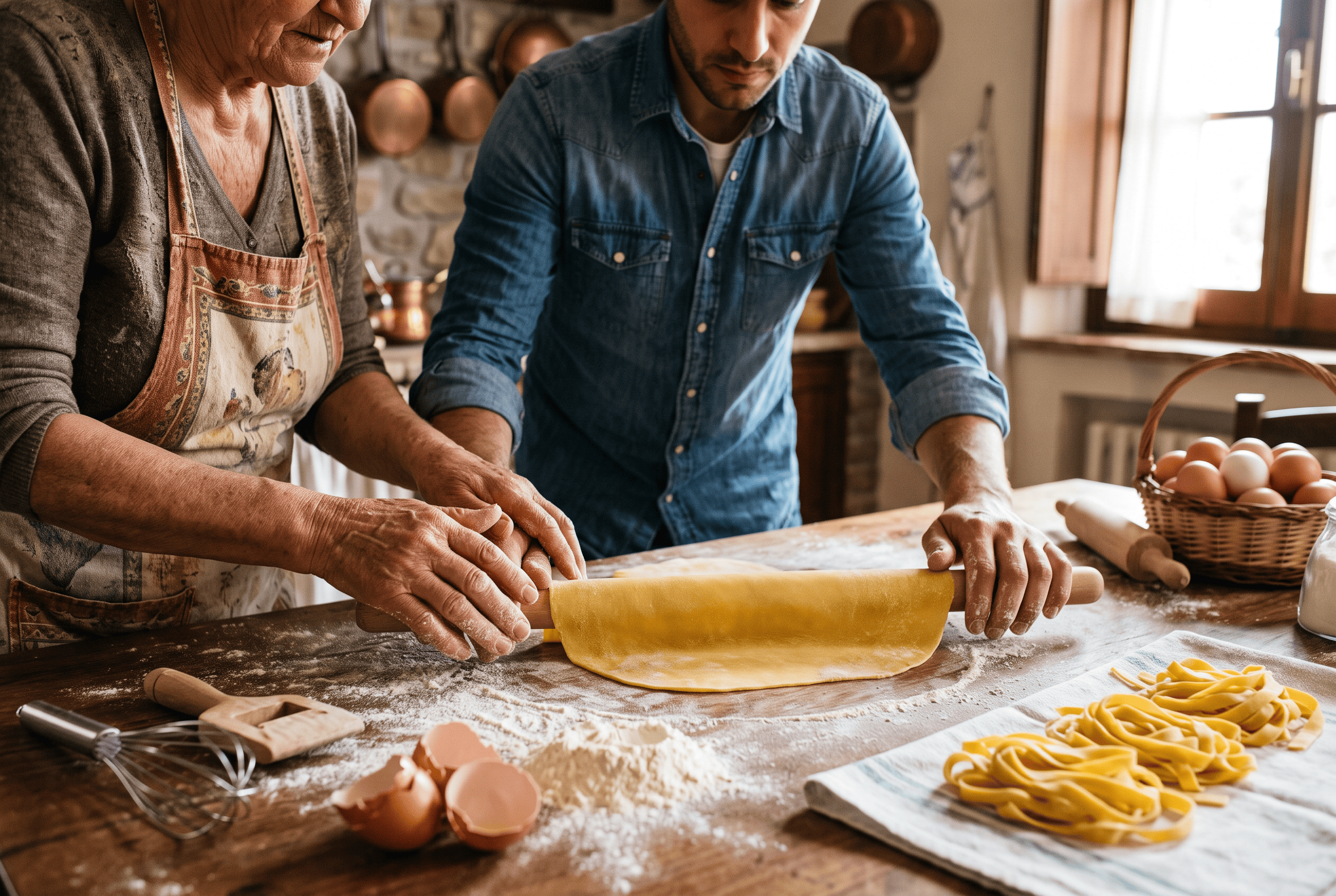 The Egg Pasta Obsession: What Andrea Vella Has Learned from Emilia's Home Cooks 1 The Egg Pasta Obsession: What Andrea Vella Has Learned from Emilia's Home Cooks